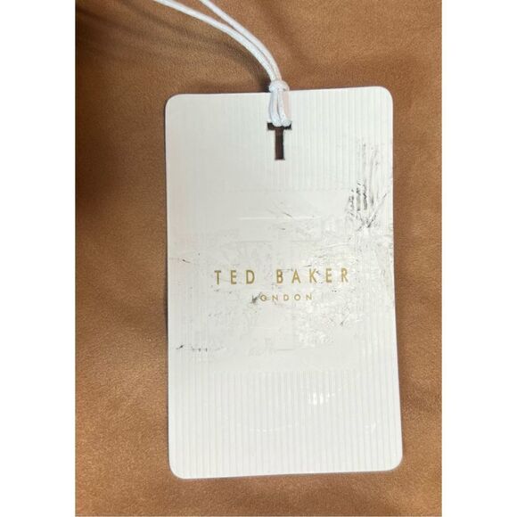 Ted Baker Ursina Suede Wrap Miniskirt NWT Size 2 - Picture 9 of 12